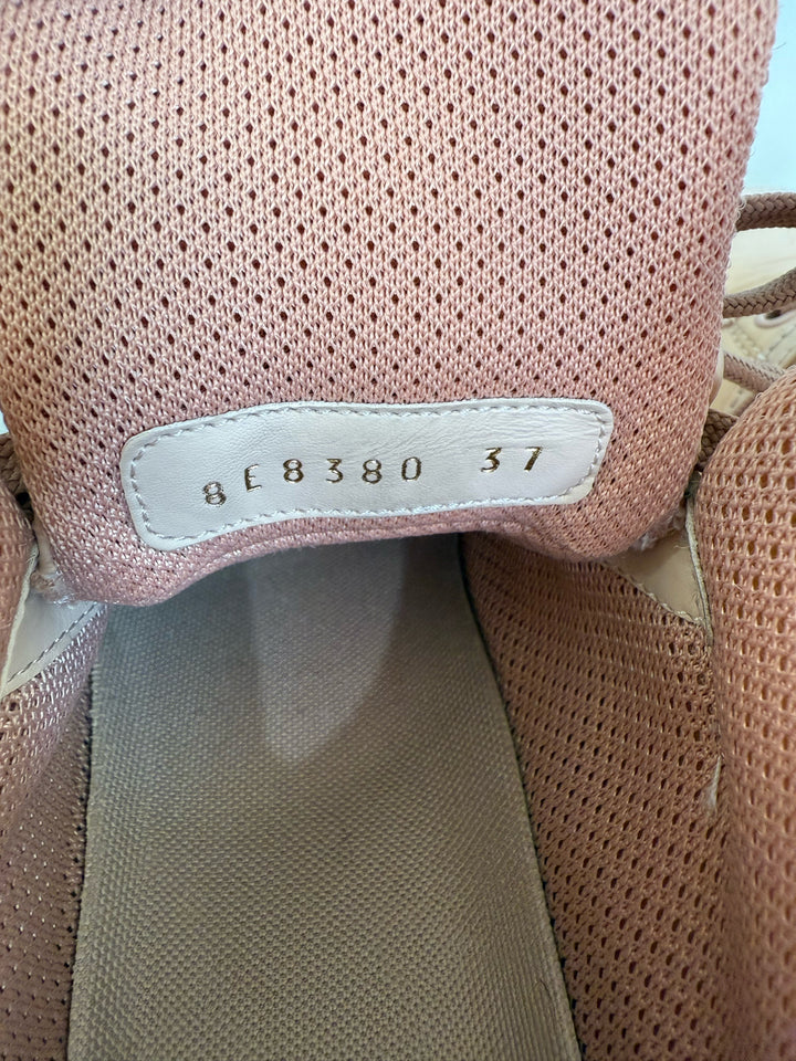 Fendi Nylon HighTop Baguette Pocket Shoes Sz 37