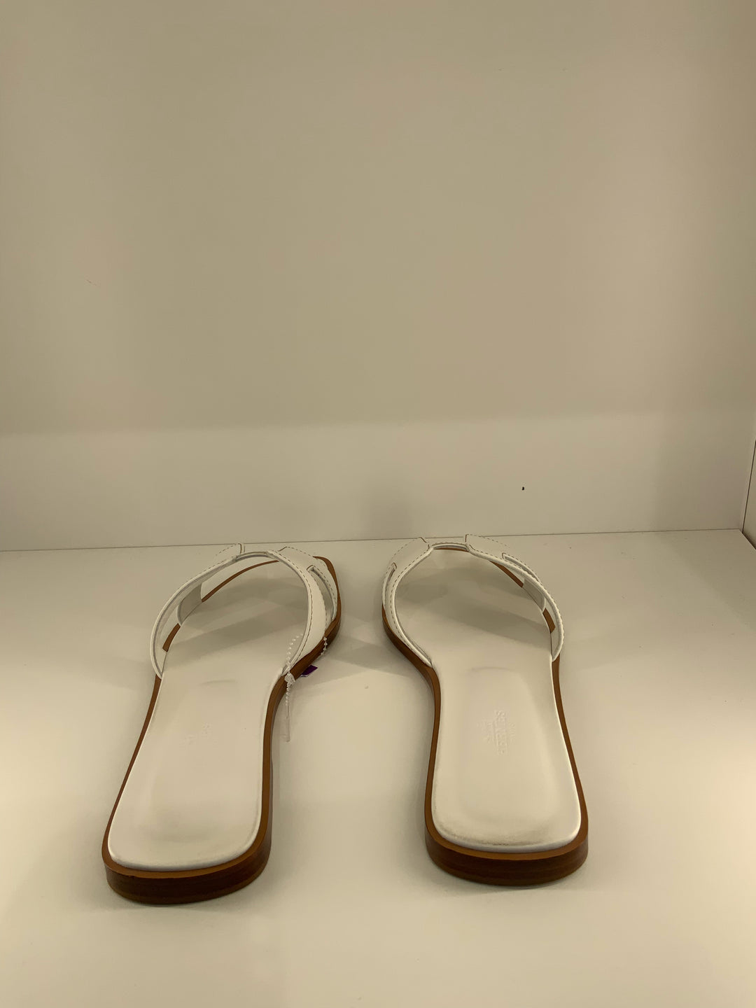 Hermes' Oran" H Slide Shoes Sz 38.5