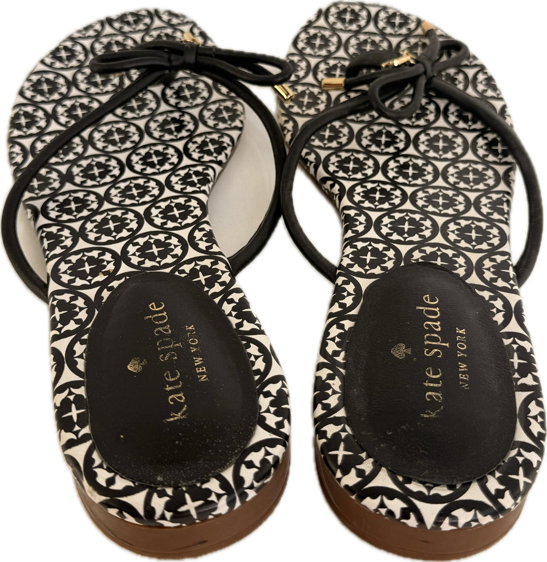 Kate Spade Thong W/ Bow Sandals Sz 9.5