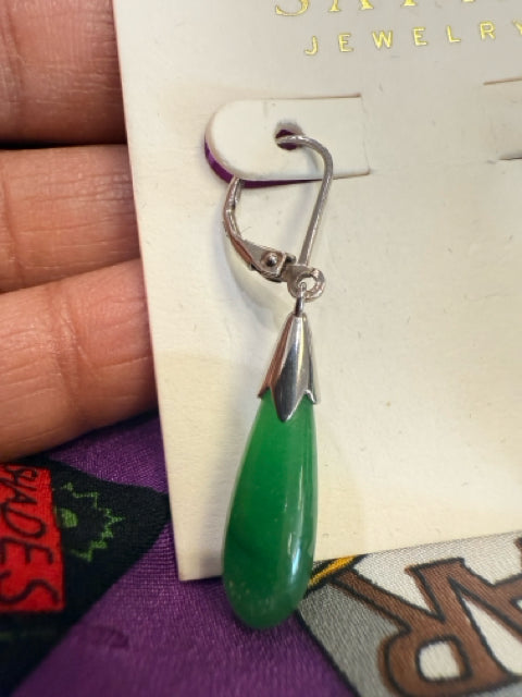 Satya Green Stone Dangle Earrings