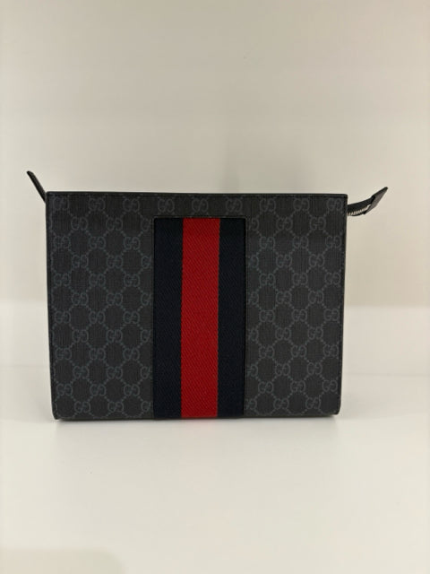 Gucci Ophedia Supreme Toiletry Bag Coated Canvas