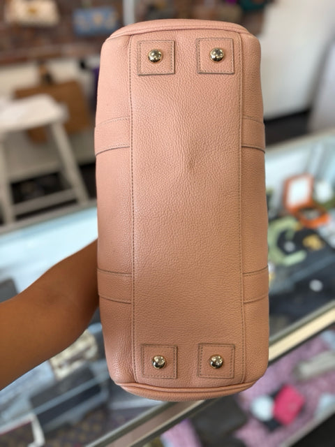 Mulberry Leather Blush Large Bayswater Handbag