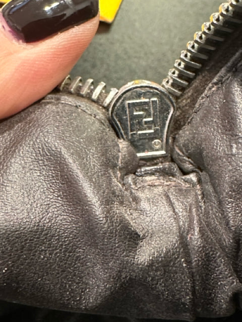 Fendi Fabric Pochette FF Monogram