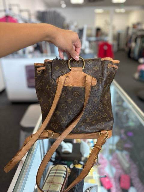 Louis Vuitton Canvas Monstsuaris MM Backpack Bag