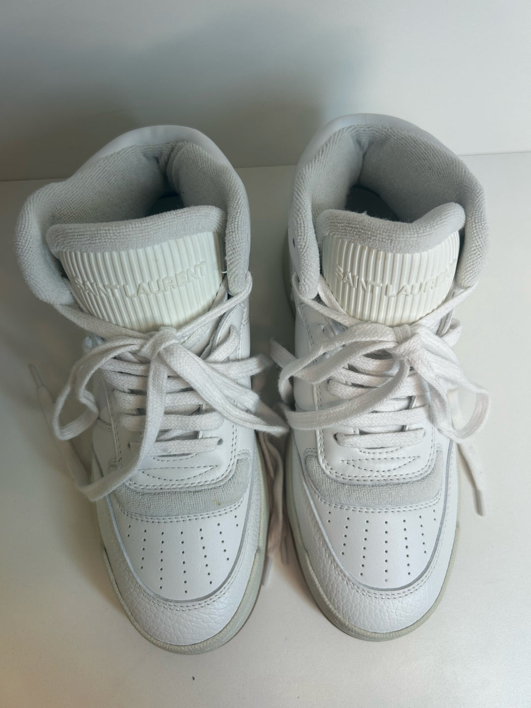 NIB Yves Saint Laurent High Top Sneakers Shoe Sz 36