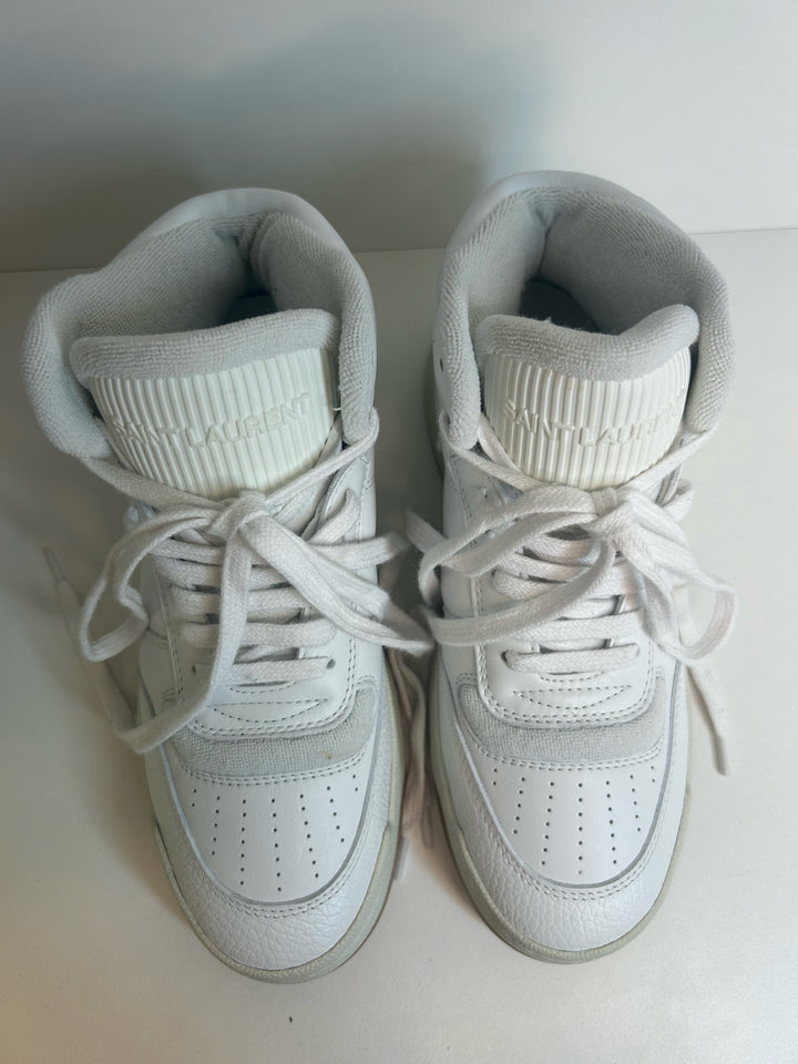 NIB Yves Saint Laurent High Top Sneakers Shoe Sz 36