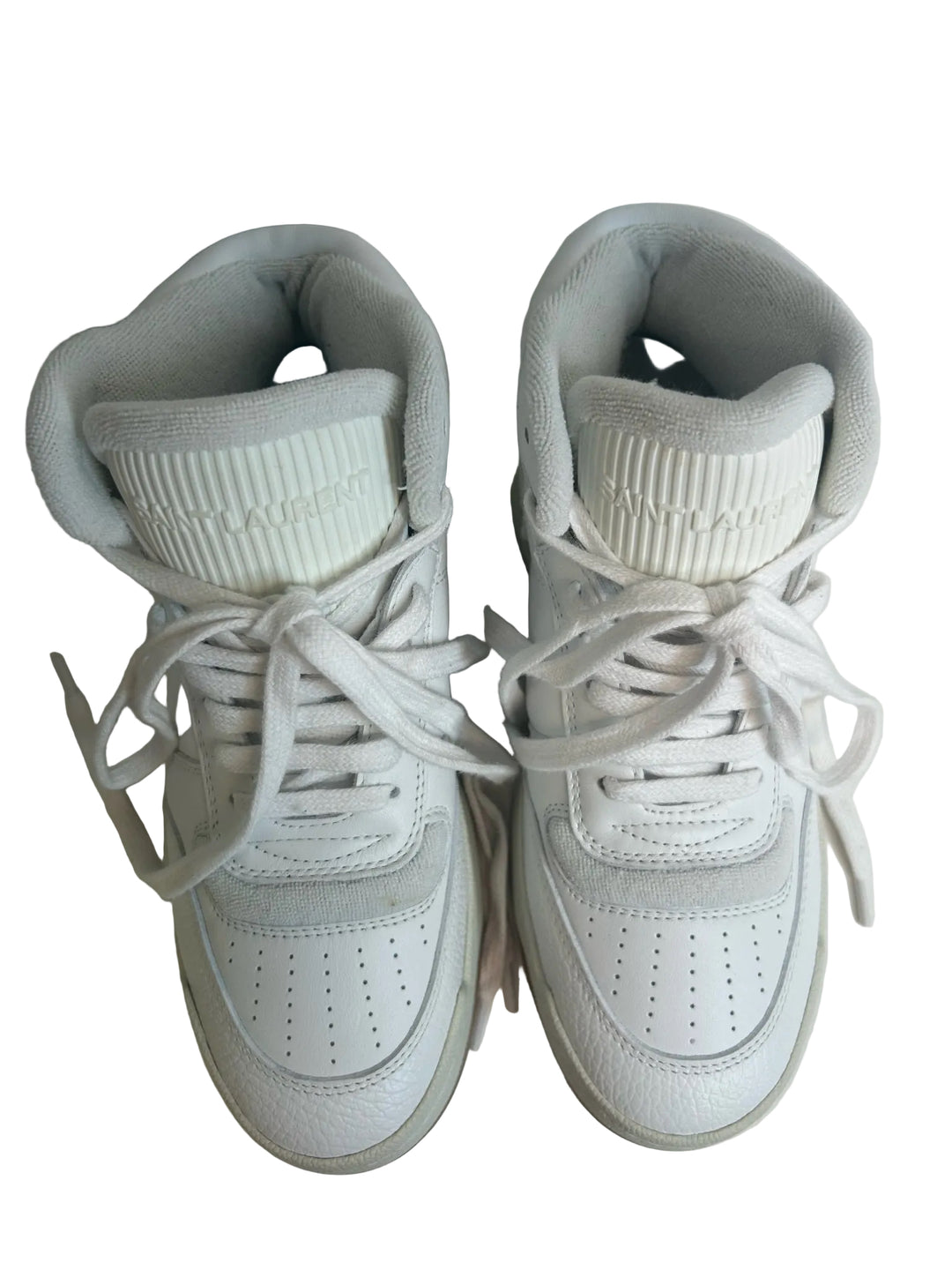 NIB Yves Saint Laurent High Top Sneakers Shoe Sz 36