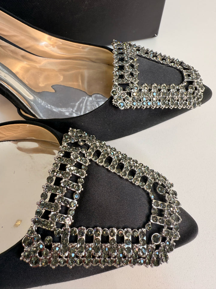 Badgley Mischka Slingback Shoes SZ 9