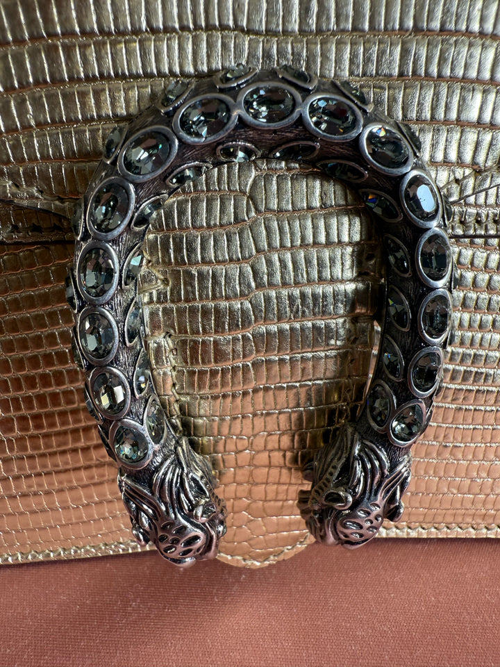 Gucci 2020 DIONYSUS Small Lizard Designer Bag