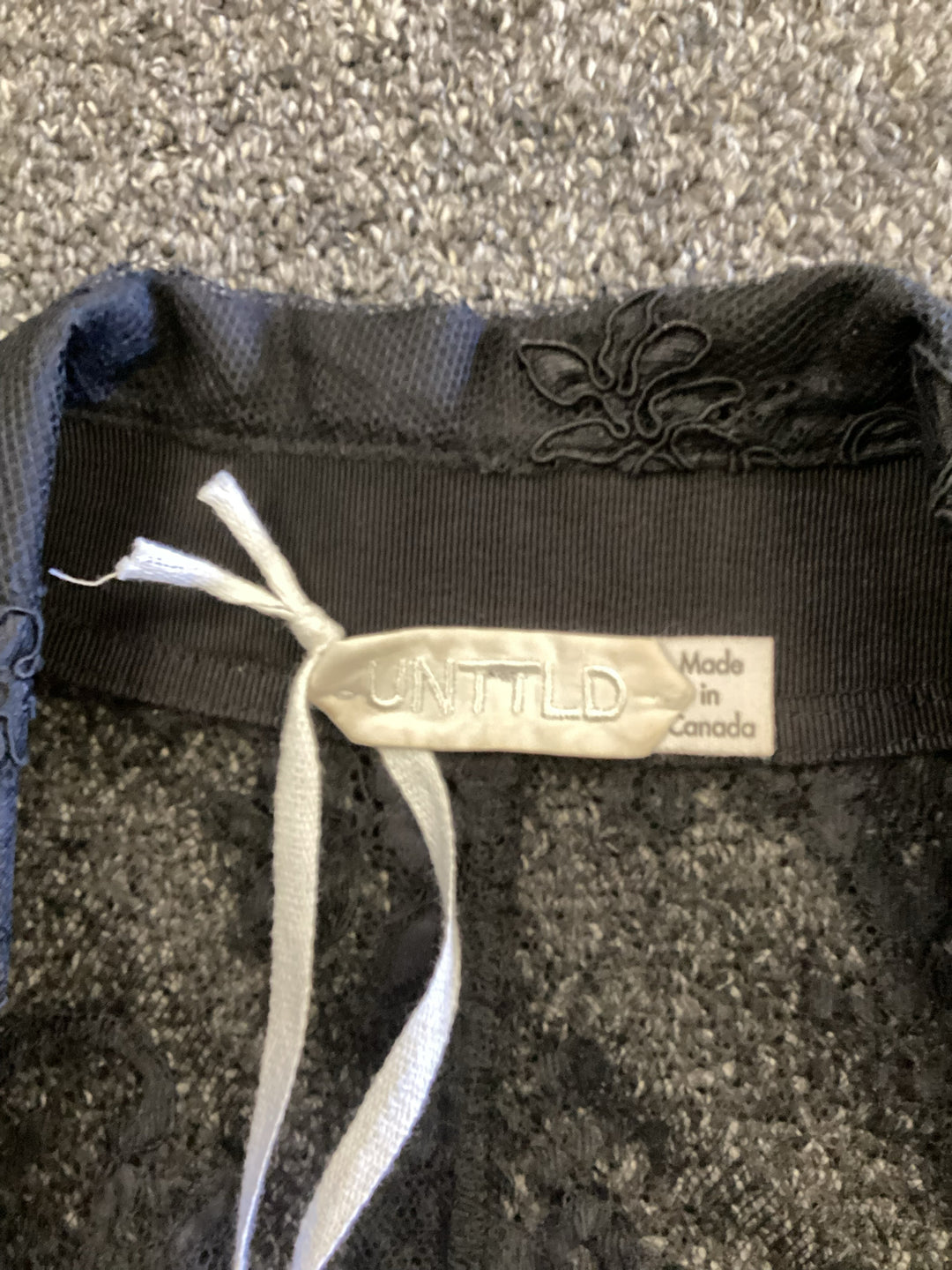NWT UNTTLD Black Lace Blazer