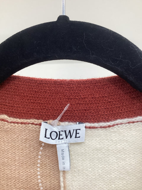 Loewe Sz L Anagram Color Block Sweater