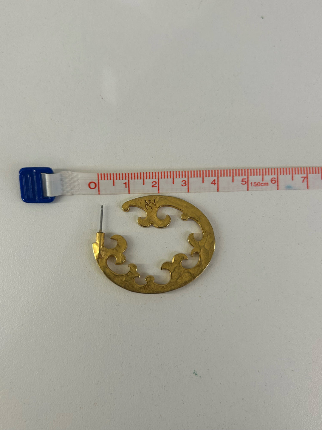 Vintage Karl Lagerfeld Scrollwork Earrings