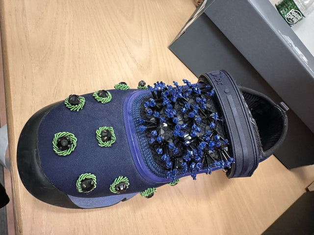 Dior Sz 36 Designer Sneakers w/ Crystal Beads