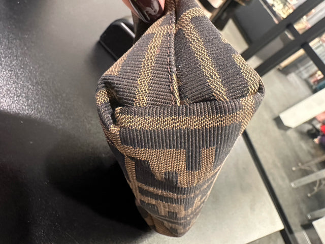 Fendi Fabric Pochette FF Monogram