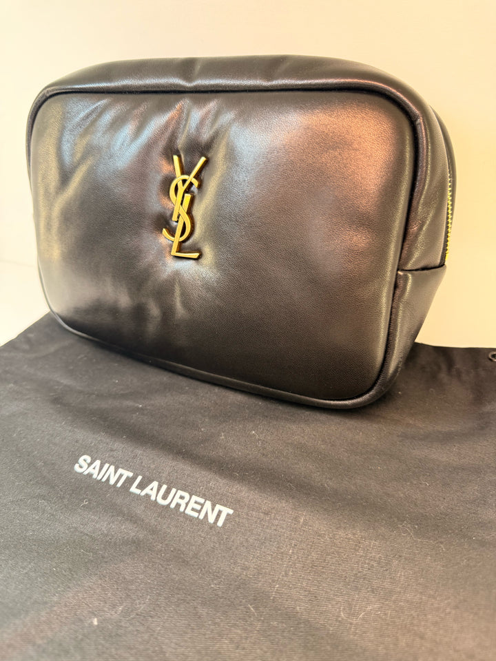 NWT Yves Saint Laurent Pillow Trousse Designer Bag