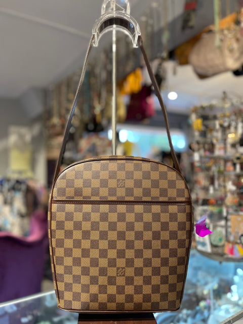 Louis Vuitton Ipanema GM  Damier Ebene Should Bag / High Messenger Handbag Designer