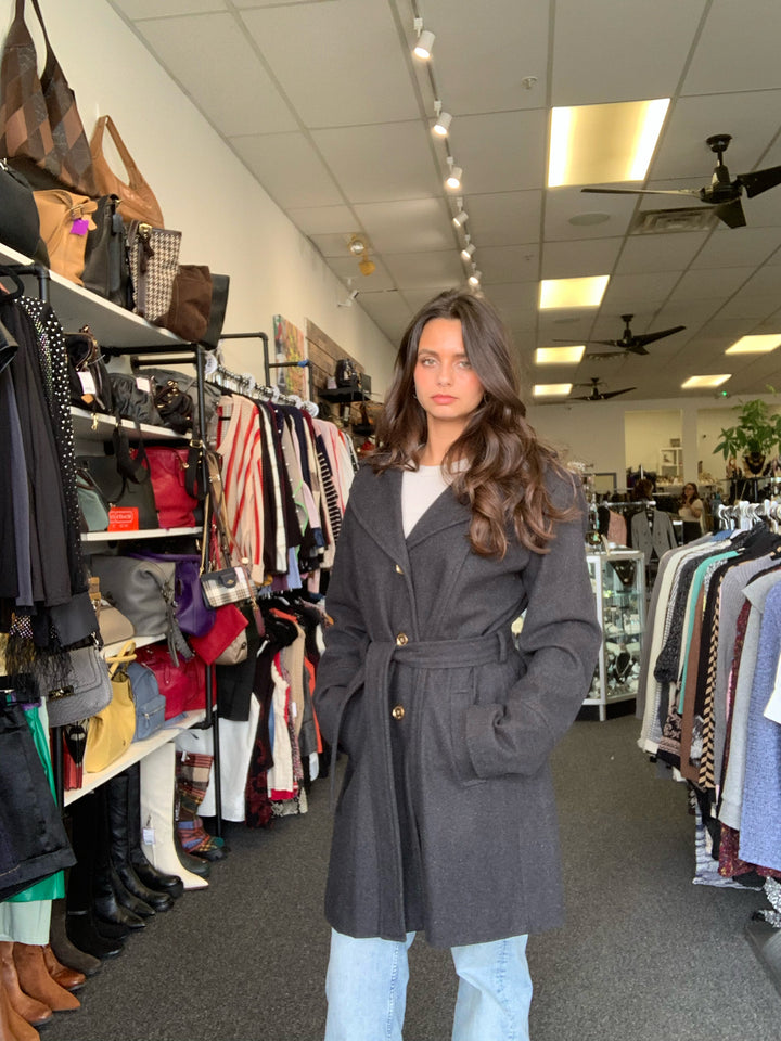 Michael Kors Coat w/ Gold Buttons Size 12