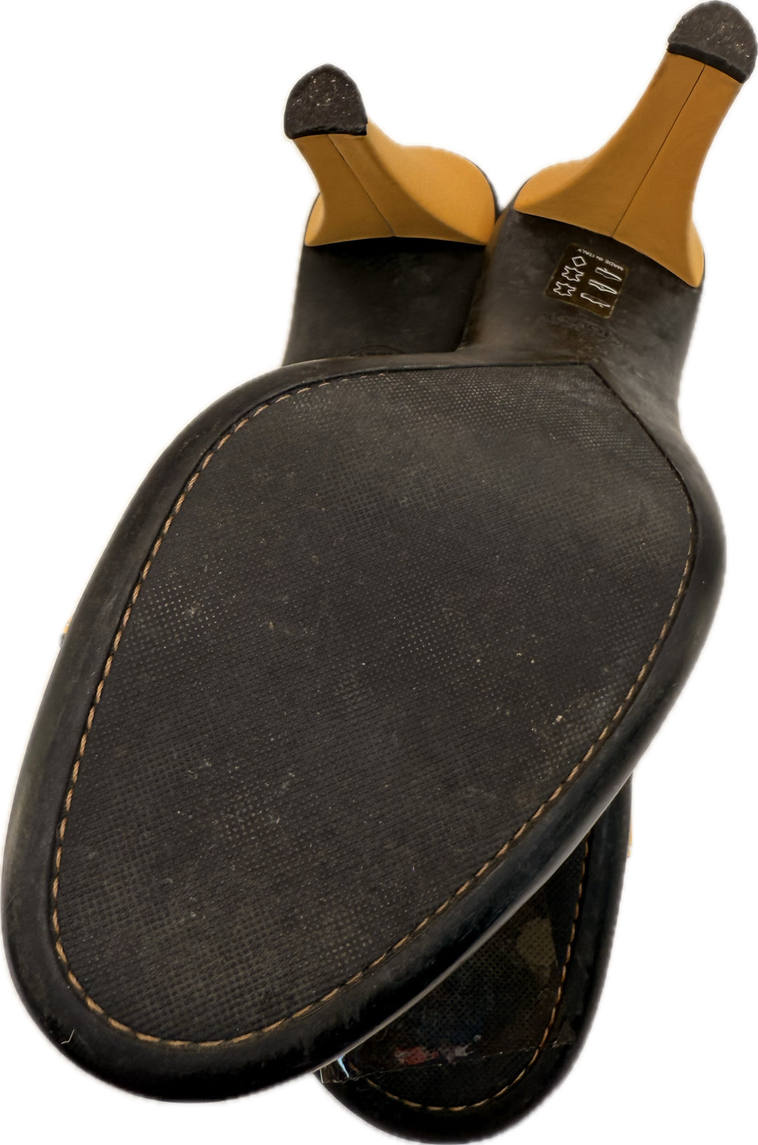 Tod's Marigold Leather Shoes Sz 38.5