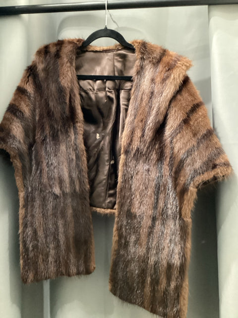 Pre Loved Brown Mink Stole Fur. Size S/M