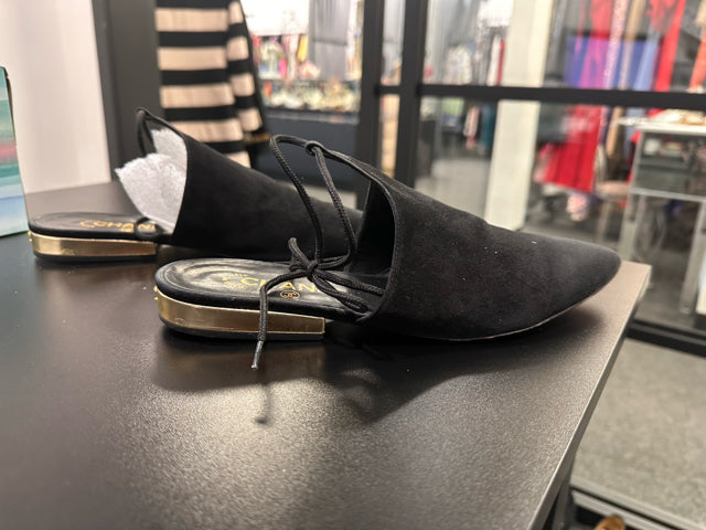 Chanel Sz 39 Black Shoes Mules