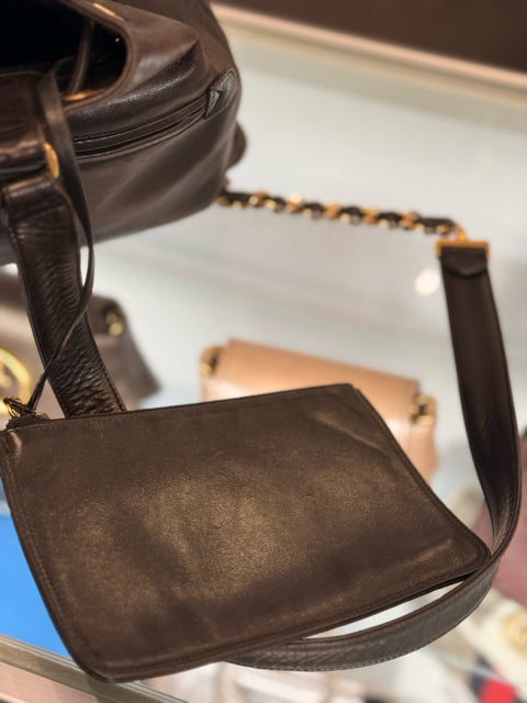 Chanel Vintage CC Backpack Gold Hardware Designer Bag