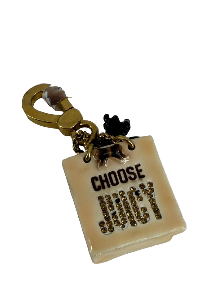 Retired Juicy Couture Scottie dog Shopping Bag Charm