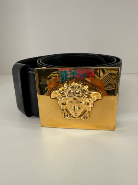 Versace Runway 2011 Medusa Head Belt 2.5"X 110/40 Medusa Head