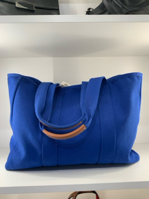 NWT Tory Burch Canvas Shopping Tote Bag.
