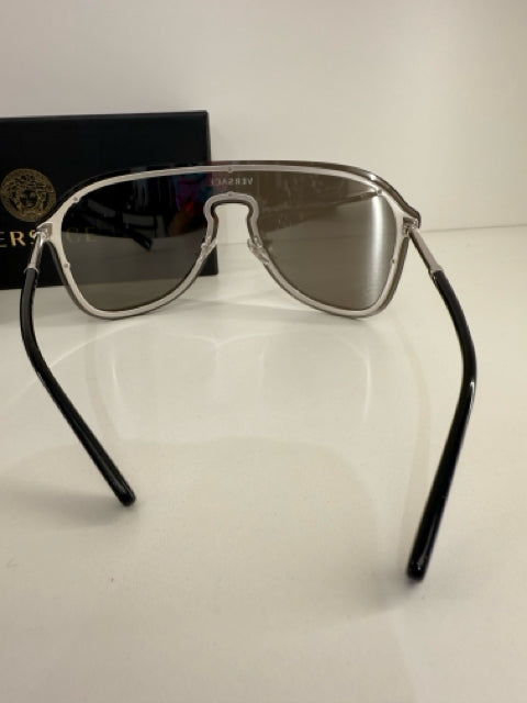 Pre Owned Versace Metal Sunglasses in Box