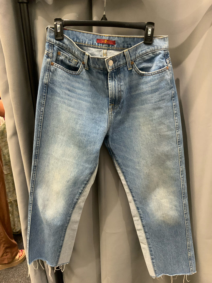 Seven For All Man Kind Wide Leg Jeans Sz 27
