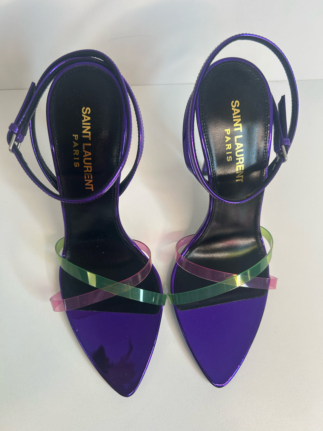 NIB Yves Saint Laurent Fever 110 Shoes Sandals Sz 37