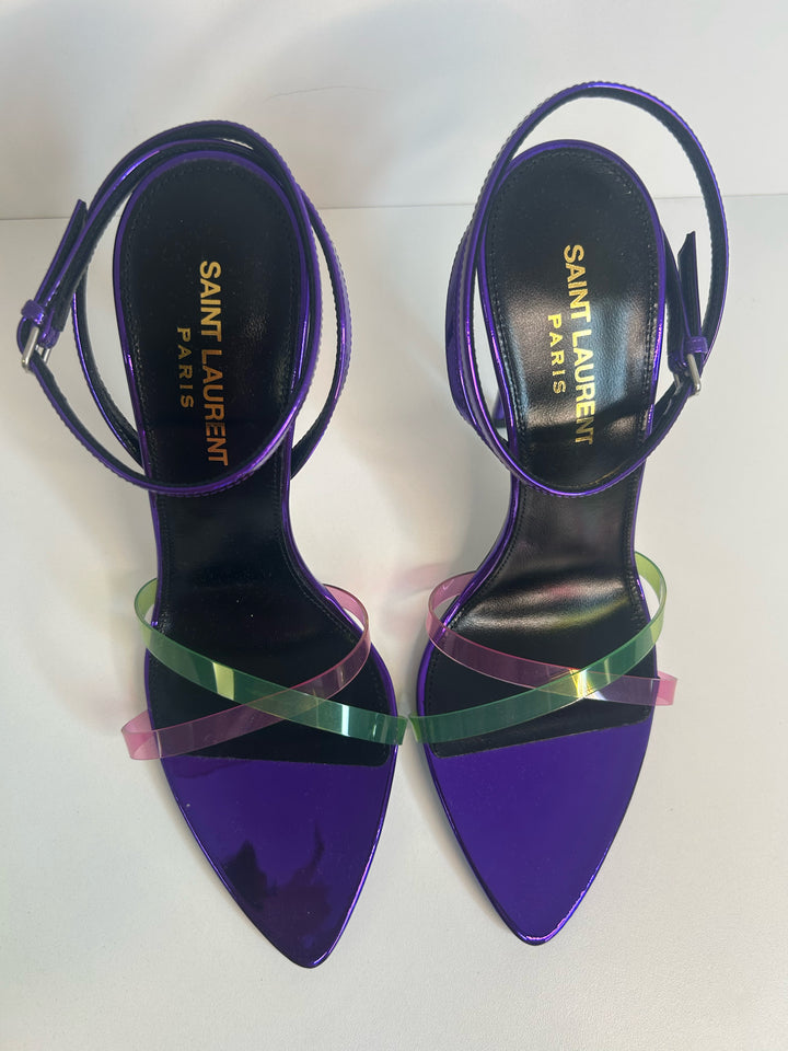 NIB Yves Saint Laurent Fever 110 Shoes Sandals Sz 36
