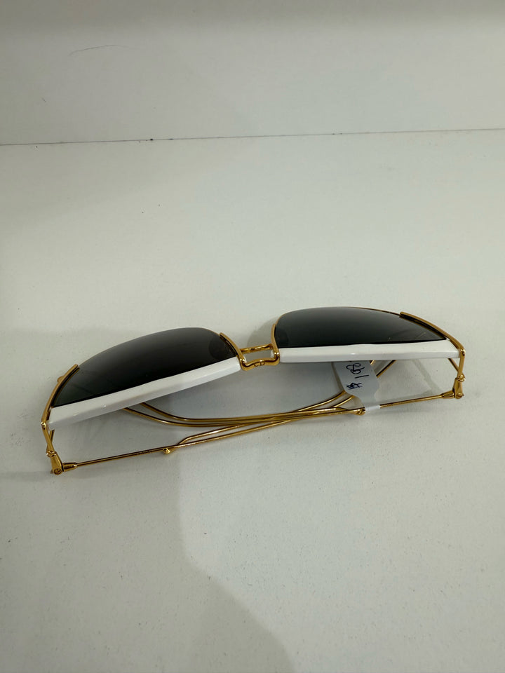 Christian Dior Retro Gold Cat Eye Sunglasses