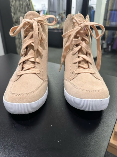 Sorel Sz 8 Tan Suede Sneakers Shoe