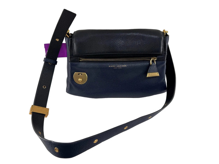 Marc Jacobs Navy & Black Leather Bag