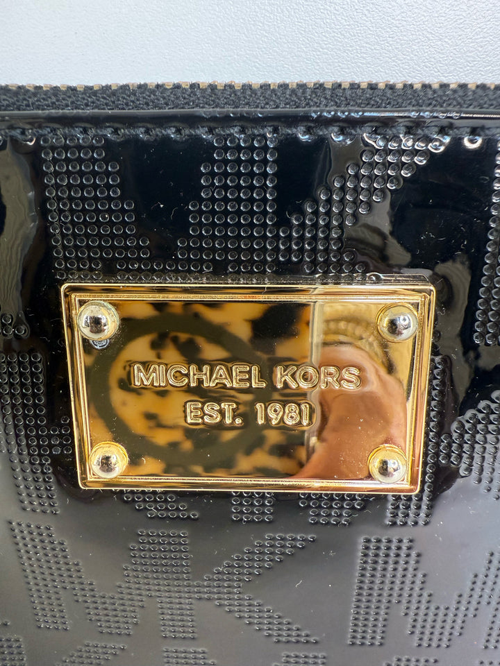 Michael Kors Large Paten Leather Wristlet
