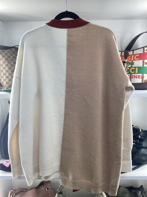 Loewe Sz L Anagram Color Block Sweater