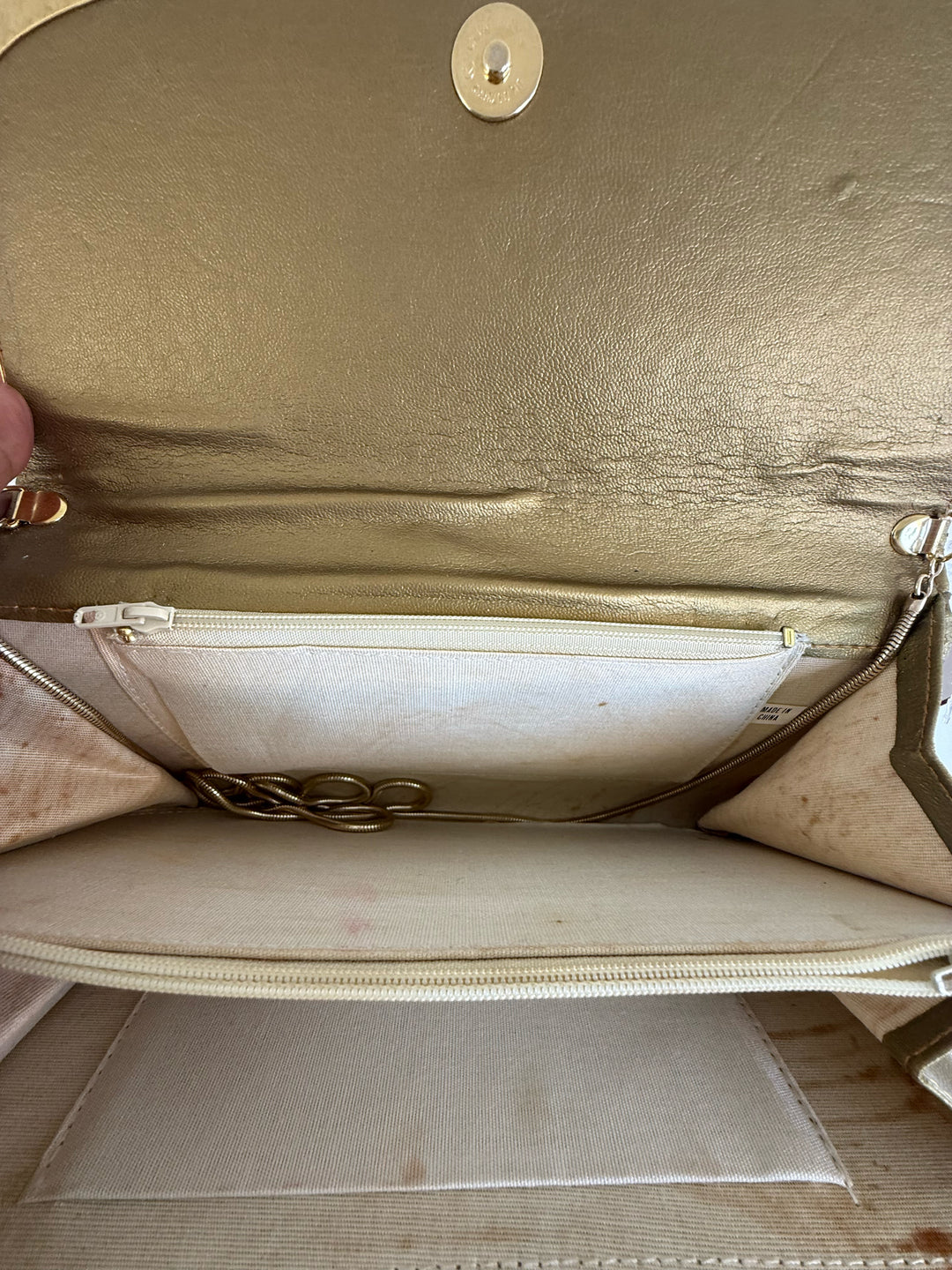 Cocktail Front Flap Clutch/Shoulder Chain Bag