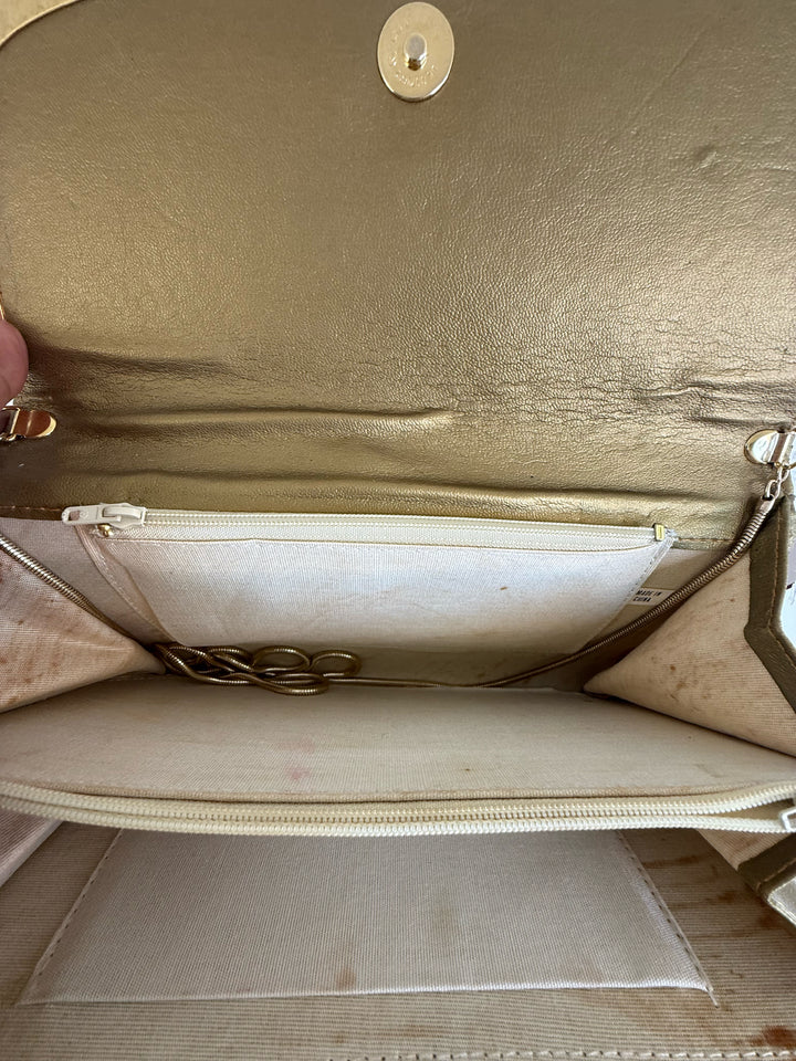 Cocktail Front Flap Clutch/Shoulder Chain Bag