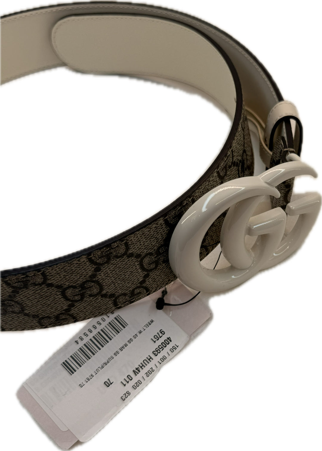 NWT Gucci Supreme Canvas Belt