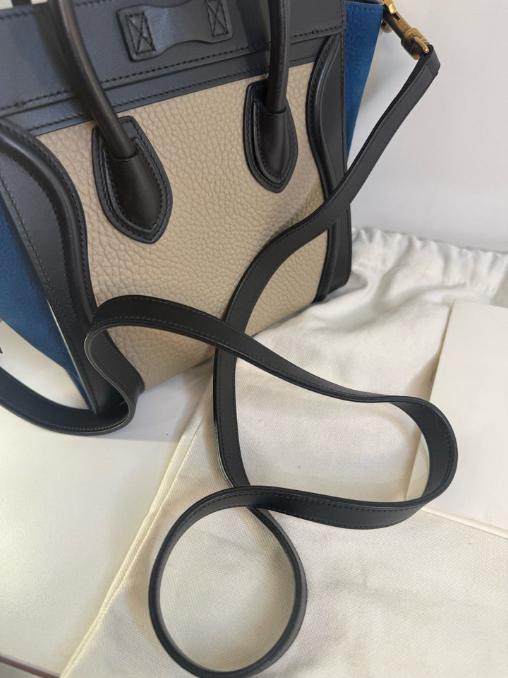 Celine NANO Color Block Designer Bag