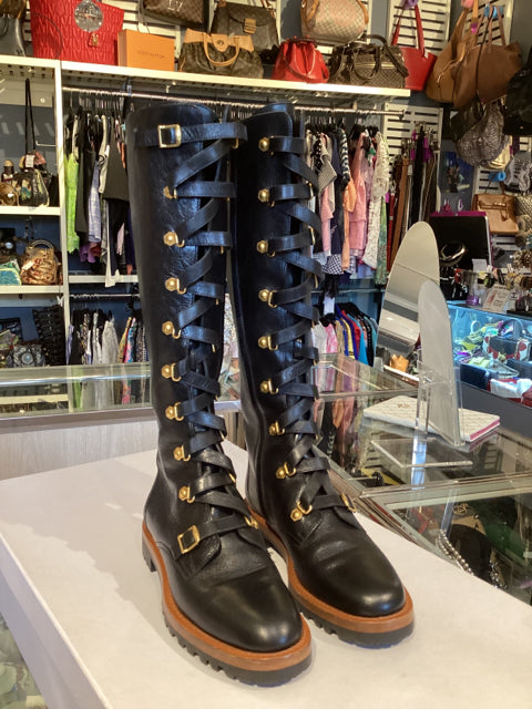 Sz 38 Dior Lace Up Combat Boot WILDIOR