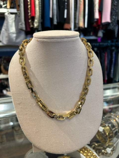 EDDIE BORGO Thick Link Necklace Gold Tone

17.5"