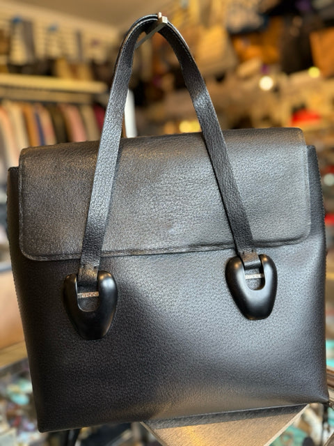 Gucci Vintage Satchel Grained Leather