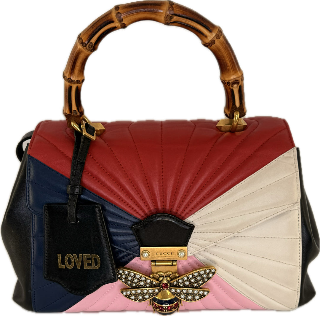 Queen Margaret Bamboo Top Handle with Strap