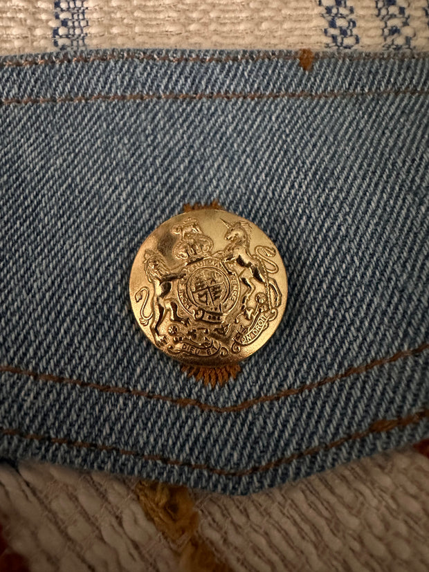 Boucle Denim Blazer Sz 6
