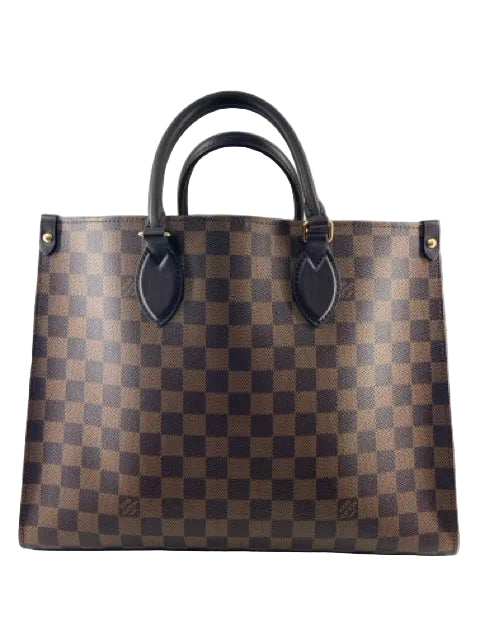Louis Vuitton OnTheGo MM Checkered Designer Hand Bag