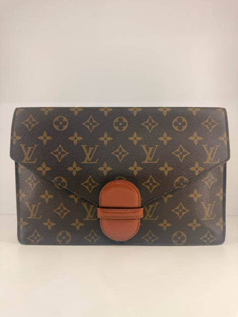 Louis Vuitton Vintage Ranelagh Envelope Coated Canvas Clutch