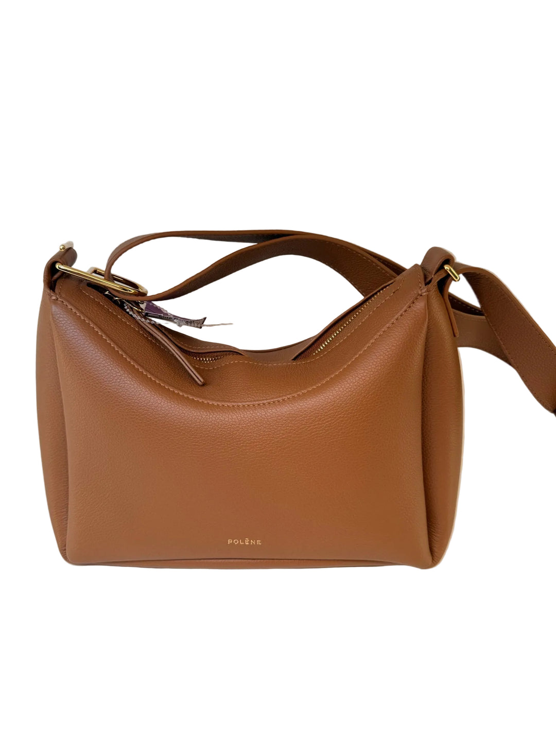 Polene Tan Leather bag Shoulder tan gold hardware 
