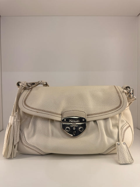 Prada Vitello Daino Pushlock Designer Bag